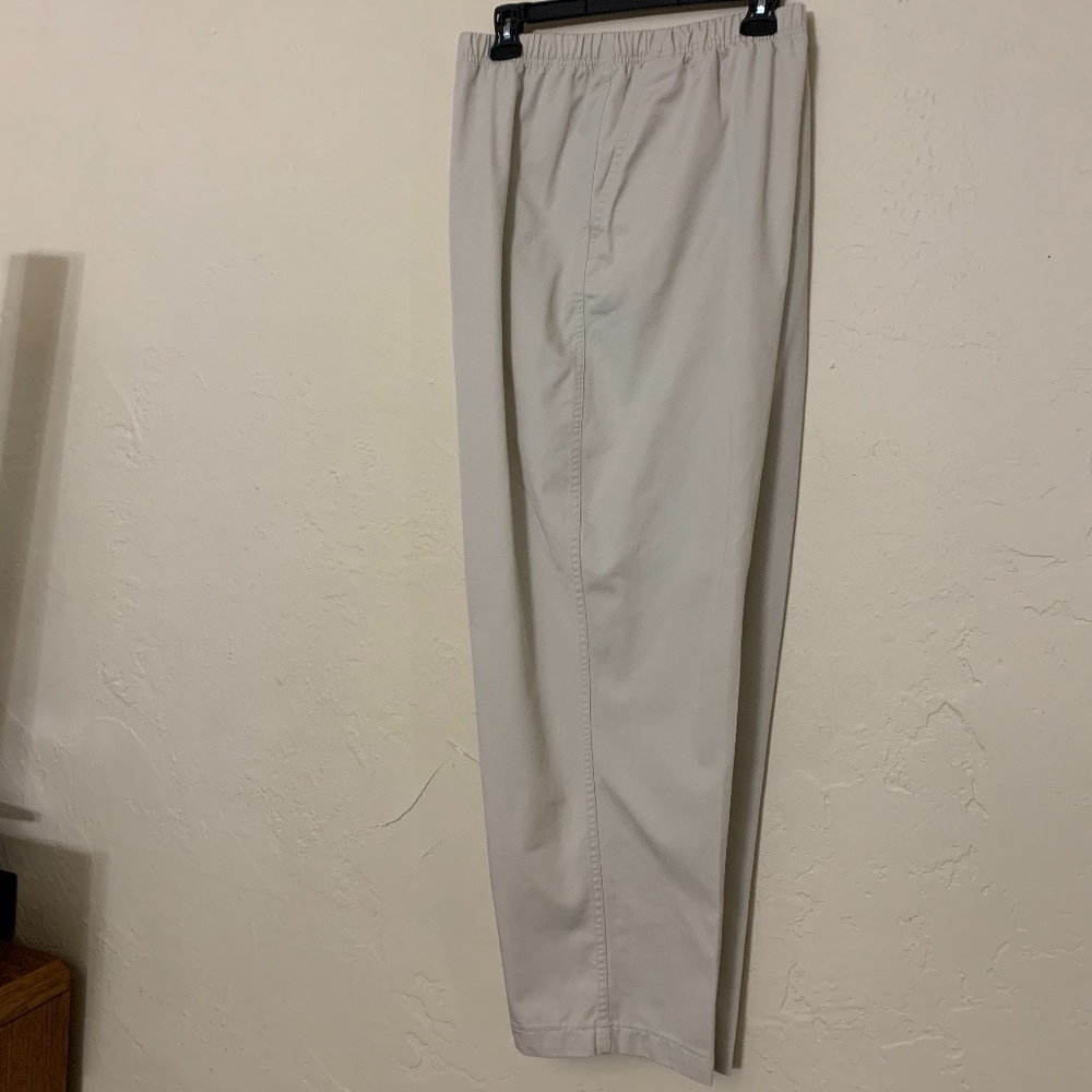 *CLEARANCE* Lands End 3X/22W Gray Hi Rise Str8 Leg